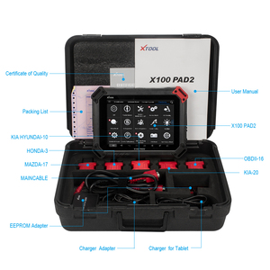 良いフィードバックEPB EPS OBD2 TPMS X100 PAd2車診断ツールを備えたほとんどの車のオリジナルXTOOL X100 Pad2キープログラマー - Product Image 1