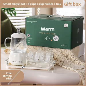 Ấm đun nước điện thủy tinh 800ml 220V, chống cạn, đun sôi nhanh, giữ nhiệt, kiểu dáng cổ điển, tự động giữ nhiệt, dùng trong gia đình - Product Image 2