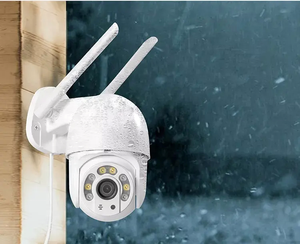 Hot Sale Q1 WIFI Outdoor Double Light 3MP Two Way Audio P2P Dome Security Auto Tracking Smart PTZ Plug Type Camera - Product Image 4