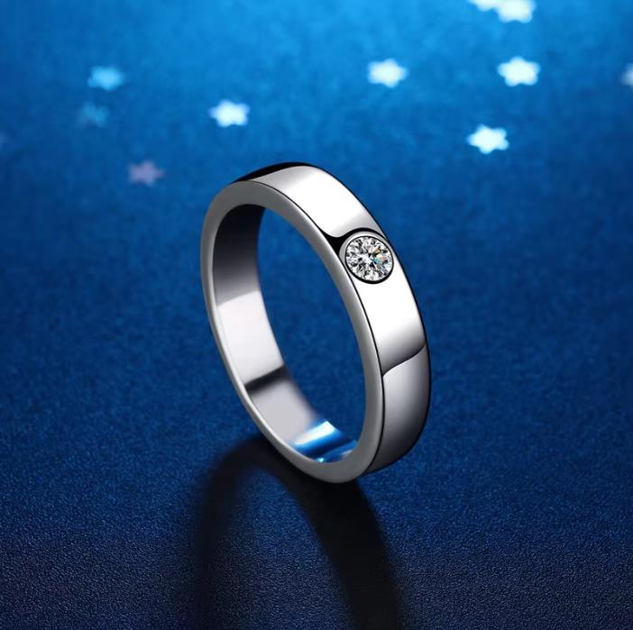 1 Ring moissanite + certificate