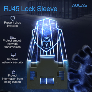 Blocco Anti-disconnessione RJ45 con prevenzione dell'accesso non autorizzato e blocco delle porte inutilizzate per la sicurezza della rete - Product Image 5