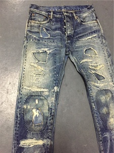 لوتفيل أحدث اسم العلامة التجارية الجينز دمرت السراويل الرجال سيلفيدج الجينز الجينز - Product Image 3