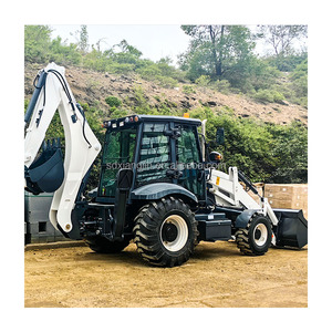 Cargador-excavadora de ruedas máquina de carga 4 en 1 ingeniería cargador-excavadora - Product Image 4