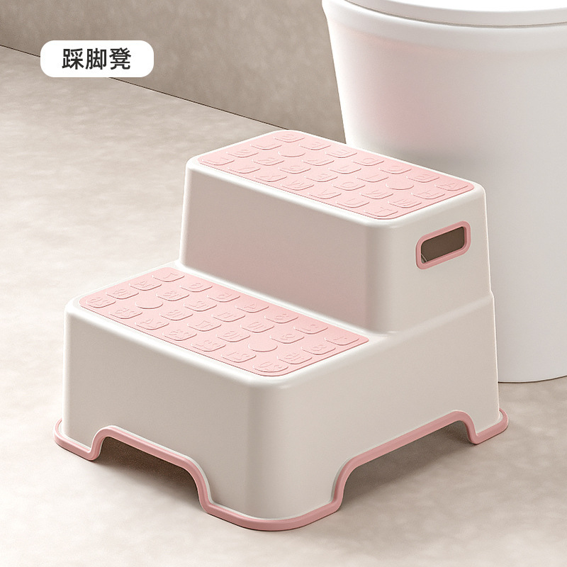 pink footstool