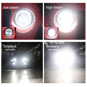 DOT Approved Round 7&quot; <strong>Led</strong> King Kong Headlight with DRL for Jeep wrangler 07-17, Hummer, Harley Motorcycle
