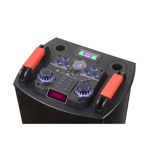 NDR-1212S Dual 12-Inch Horn Trolley Speaker High-Power 100 Watt RGB LED Battery Operated Remote <strong>Control</strong> Parties <strong>Computer</strong> <strong>Use</strong> - Product Image 3