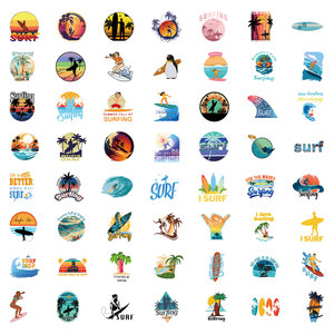 สติกเกอร์เซิร์ฟชายหาดฤดูร้อน55ชิ้นสติกเกอร์เซิร์ฟฮาวาย - Product Image 5