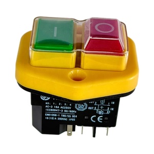 5-poliger 250V elektro magnetischer Schalter IP55 Starter Druckknopf Neustart Unter spannungs schutz - Product Image 1