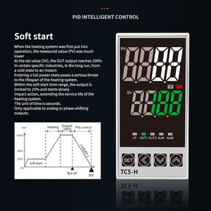 TC5 <strong>PID</strong> <strong>Temperature</strong> <strong>Controller</strong> K TYPE 220VAC Intelligent Multifunctional Automation Thermostat Relay / <strong>SSR</strong> <strong>Output</strong> - Product Image 5