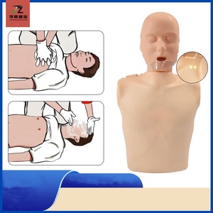 Maniquí médico simulado de medio cuerpo humano de simulación de reanimación cardiopulmonar CPR - Product Image 2
