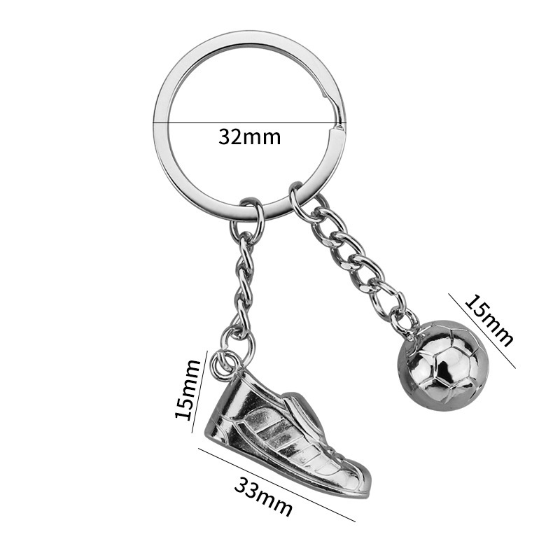 Porte-clés de football 3D X-389