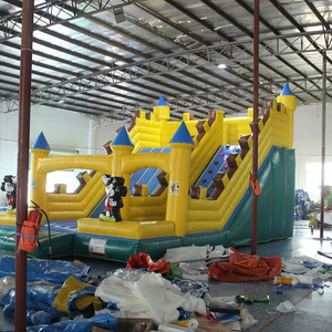 Mickey Chuột Nhà Bị Trả Lại Với Trượt Trong Nhà Ngoài Trời Inflatable Lâu Đài Bouncy Funhouse Bóng Cho Trẻ Em Thương Mại Bán - Product Image 5