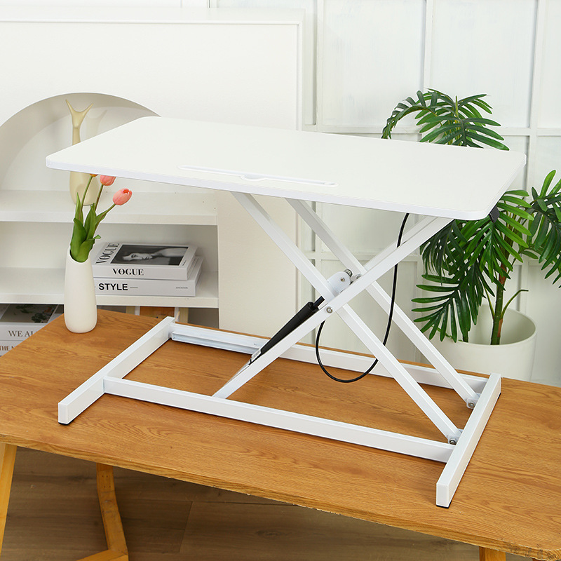 White single-layer pneumatic lifting and folding