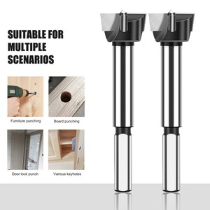 <strong>12</strong>-60mm Forstner Woodworking Tools Hinge Boring Drill Bit <strong>Hole</strong> Saw Cutter Tungsten Carbide Cutter
