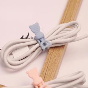 Funktionelles flexibles Silikon-Datenkabel-Speicher-Organizer Selbst befestigen des Home-Netzkabel-Sortier-Versiegelung gerät für Lebensmittel