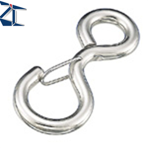 ZCEH-4 treo gắn phần cứng móc Carabiner Snap Eye 304 thép không gỉ Kích hoạt đóng cửa Snap liên kết móc - Product Image 4
