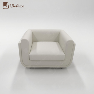 Sencillo Estilo Italiano Color Crema Cómodo Descanso Villa Sala de estar Sofá Práctico - Product Image 5