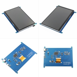 Raspberry Pi 7 Zoll 1024 * 600 HD IPS kapazitiver Touchscreen-Panel TFT-LCD-Modul Bildschirm Anzeige für Raspberry Pi 3 B+/4B - Product Image 6