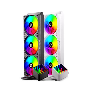 ZeroMaster 360毫米RGB发光二极管液冷电脑机箱高级空气水系统游戏处理器4针连接器 - Product Image 1