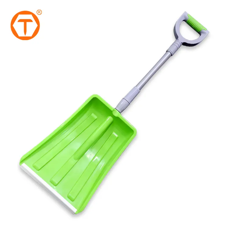 Emergency Adjustable Telescopic Cleaning Ice Snow Removal Tool Foldable Plastic Folding Snow Shovel for Car