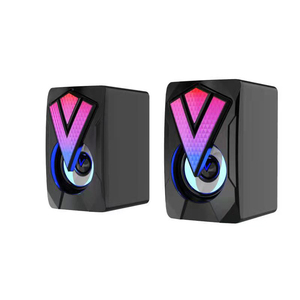 Altavoces de computadora alimentados por USB con cable estéreo de alta calidad con subwoofer para usuarios de PC de juegos y música con sonido - Product Image 2