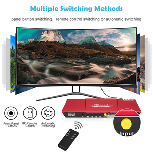 TESmart IR Control EDID Emulations 4x1 <strong>HDMI</strong> <strong>Switch</strong> 4K@60Hz <strong>4</strong>:<strong>4</strong>:<strong>4</strong> 4K@60Hz Support S/PDIF <strong>4</strong> Port Video <strong>HDMI</strong> <strong>Switch</strong> - Product Image 5