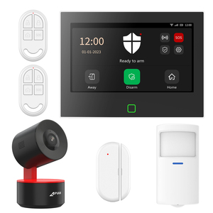“7英寸屏幕4G + WiFi智能家居安全报警系统，适用于房屋和公寓-8个有线区域” - Product Image 3