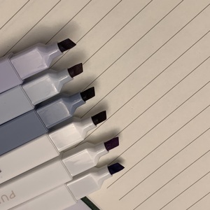 Di alta qualità Anti-dissolvenza doppio inchiostro evidenziatore pennarello professionale per archivio file libro annotazione - Product Image 3