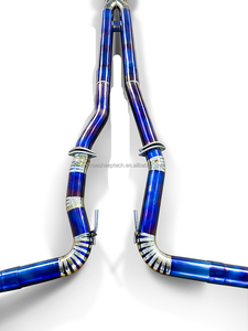 フォードマスタング5.0tGtエキゾーストキャットバックパイプ用高性能チタン合金ヘッダーキャットバック排気システムパイプ