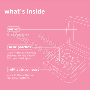 Nhà Sản Xuất Ban Đầu Đầy Màu Sắc Hydrocolloid Mụn Mụn Trứng Cá Vá Tùy Chỉnh Thiết Kế Mụn Trứng Cá Các Bản Vá Lỗi Với Hộp Gương - Product Image 4