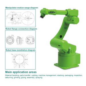 Polvere programmabile auto automatica industriale braccio Robot vernice Spray Robot braccio 6 assi pittura Robot per pittura