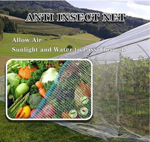 Anti-insetto HDPE e poliestere rete per serre UV finito ombra netto in rotolo di imballaggio copertura serra - Product Image 5