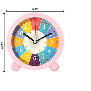Bambini personalizzati silenziosi con Timer di apprendimento precoce alimentato a batteria silenzioso orologio da parete colorato silenzioso - Product Image 6