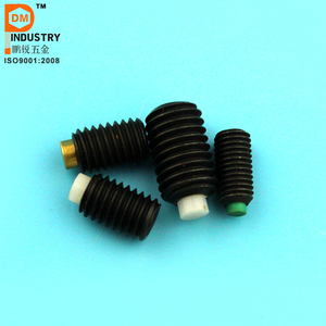 M2 M3 M4 34 3/8 1/4 6-32 4-40สแตนเลสสีขาวสีแดงสีเขียวอ่อน/ทองเหลืองปลายบัฟเฟอร์สกรูซ็อกเก็ตหกเหลี่ยมสกรูชุดด้วง - Product Image 4