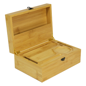 Benutzer definierte LOGO Bambus Rauch Stash <span class=keywords><strong>Box</strong></span> Lock Combo <span class=keywords><strong>Kit</strong></span> Holz Rolling Tray Geruchs sichere Lagerung Kräuter koffer Holz Handwerk Wand schilder - Product Image 4