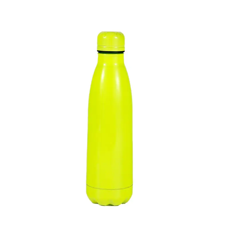 Outdoor Camping 17oz Double Layer Stainless Steel Leak Proof Metal Sports cola Bottle