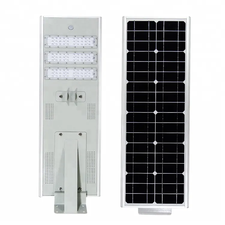 DAWN-carcasa de aluminio para exteriores, farola solar led todo en uno, resistente al agua ip65, 20w, 30w, 40w, 60w, 80w