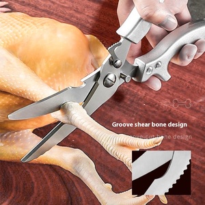 Kéo nhà bếp bằng thép không gỉ, chắc chắn, dùng được cho xương gà, rau củ, thịt, dùng trong gia đình - Product Image 3