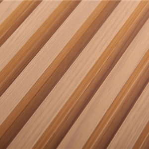 DBDMC, decoración interior, textura de madera WPC, revestimiento de Hotel, paneles estriados, Panel de pared WPC, Panel de pared Interior y exterior