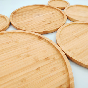 可定制标志竹木餐具套装餐盘餐具环保可定制标志木餐具 - Product Image 4
