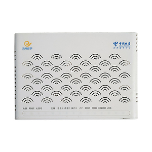 สำหรับ ZTE F460โมเด็มมือสองพร้อม1Ge + 3Fe + 1Tel + Wi-Fi 1000Mbps อัตราการส่งข้อมูลสูงสุดแลนฟังก์ชัน VoIP คุ้มค่าสำหรับใช้ในบ้าน