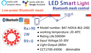 Akıllı dim G4 2W 2700-6500K LED ışık ampuller ampul, Bluetooth Mesh ve ses kontrolü Alexa ile uyumlu, Google ev - Product Image 5