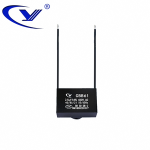 Cbb61 2.5UF 450vac P2 TUV thân thiện với môi trường phim tụ cho quạt thông gió Máy hút ẩm máy ép trái cây - Product Image 2