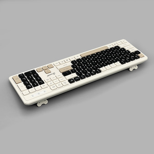 KW-112L kích thước đầy đủ 2.4G Bàn phím văn phòng không dây giao diện USB mềm chạm Keycap 104 phím sô cô la bàn phím máy tính - Product Image 3