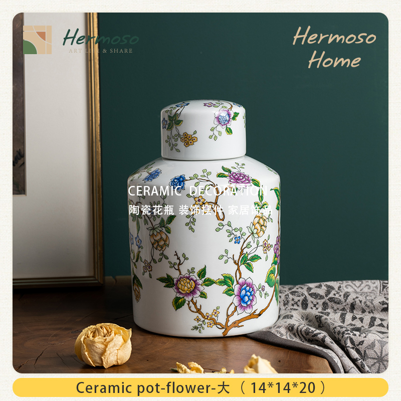 Tanque de almacenamiento de flores redondo - individual 14*14*20
