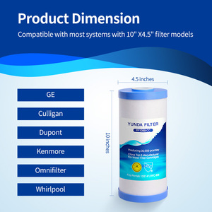 熔喷型5微米pp沉积物与碳组合水过滤器pp沉积物过滤器 - Product Image 2
