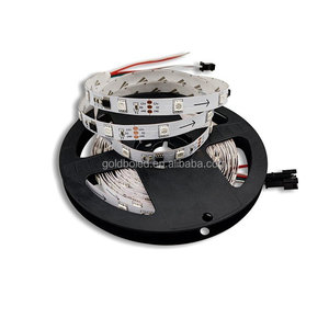 WS2811 IC striscia Led 12V 24V SMD5050 RGB 30/60/96Led/m larghezza 10mm pixel programmabile magia indirizzabile striscia di luce 2811 flessibile - Product Image 2