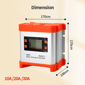 MPPT Solar laderegler 12V/24V/48V, 20A/30A, LCD-Display, Dual-USB, 97% Wirkungsgrad, Temperatur kompensation und Schutz - Product Image 3