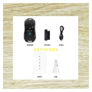 Anahtarsız giriş ile CF828 evrensel modifiye LCD akıllı anahtar (gümüş) - Product Image 3