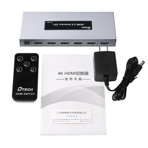 4k hdmi kvm切换器5x1 10m金属外壳hdmi分离器5合1端口电缆多开关28awg，用于ps3/ps4播放器 - Product Image 6